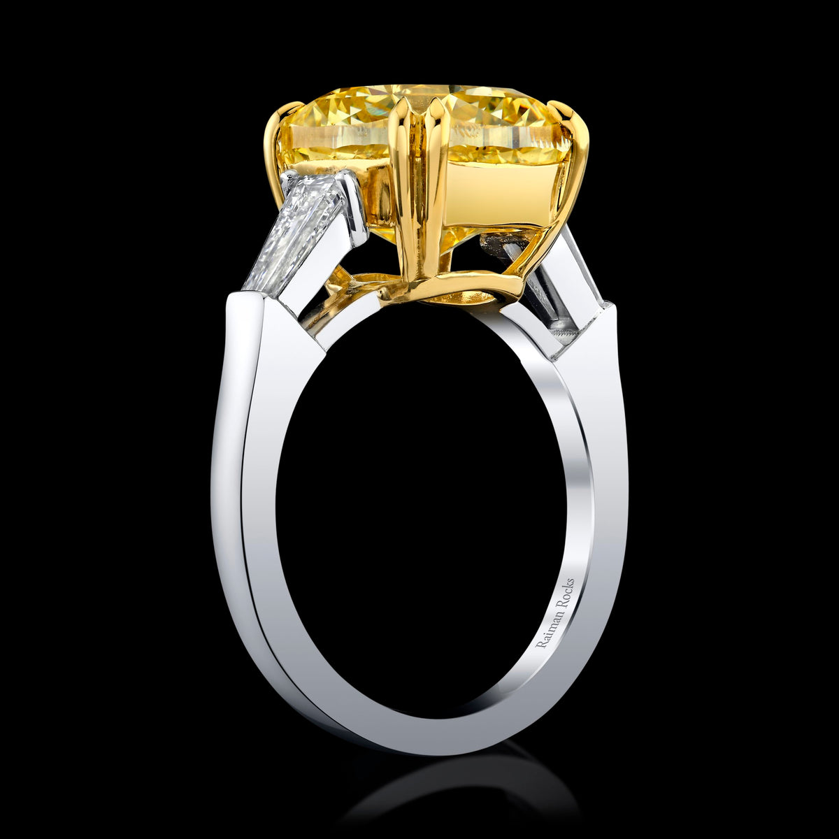 Citron Citadel diamond ring, secondary thumbnail