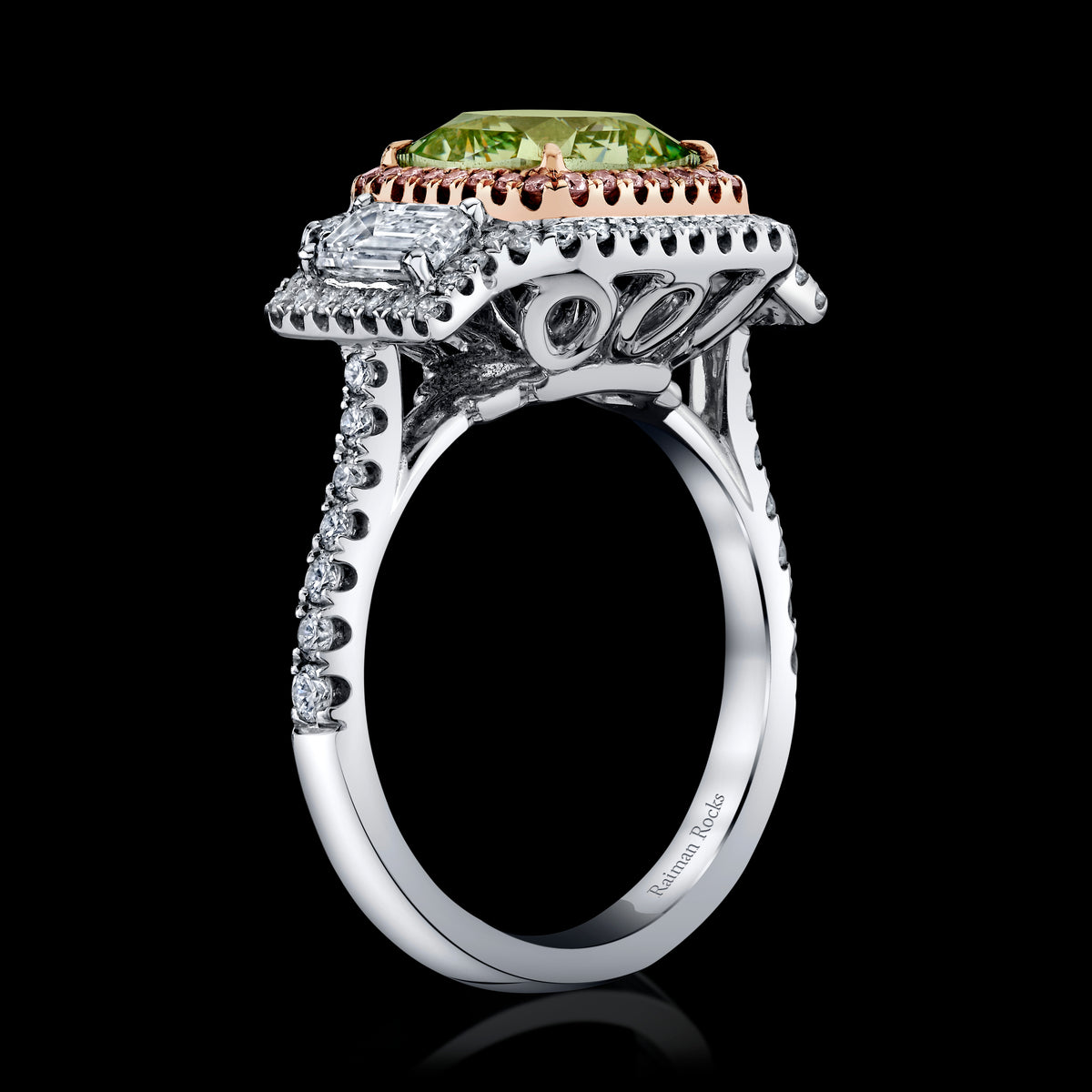 Garden Pavilion diamond ring, secondary thumbnail