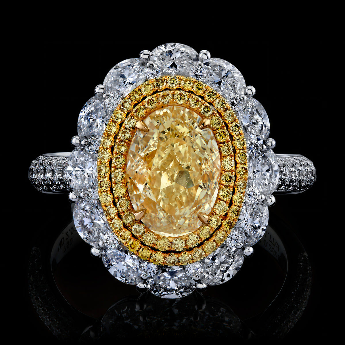 Golden Brocade ring, card image