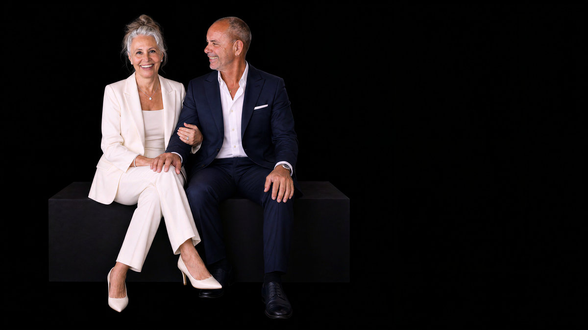 Gall and Galit Raiman seated together