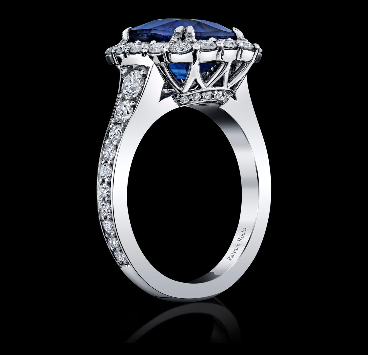 Azure Majesty ring, view 3