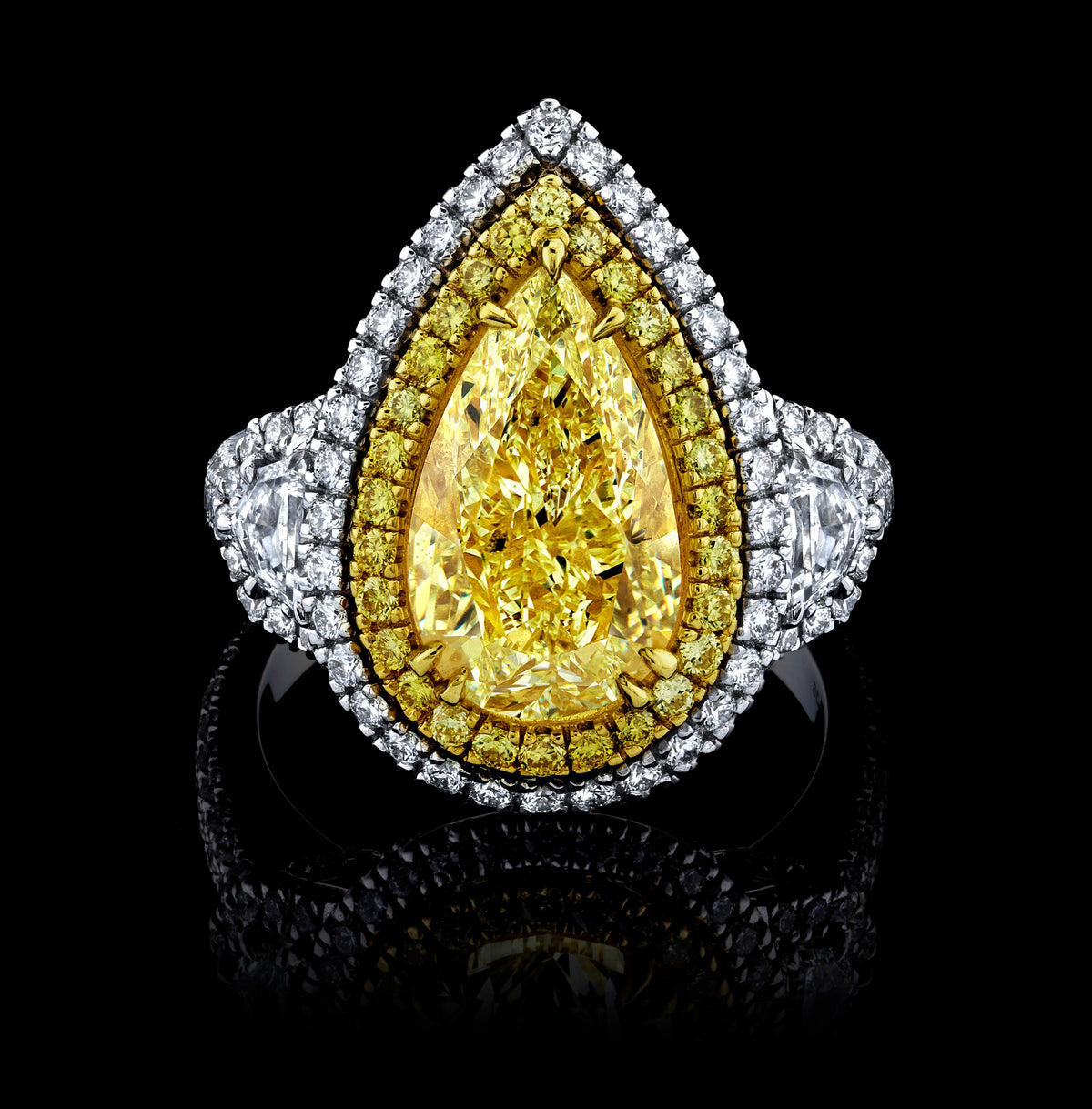Golden Sanctuary diamond ring, view 1