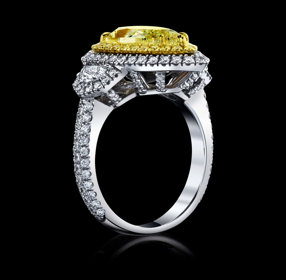 Golden Sanctuary diamond ring, view 2