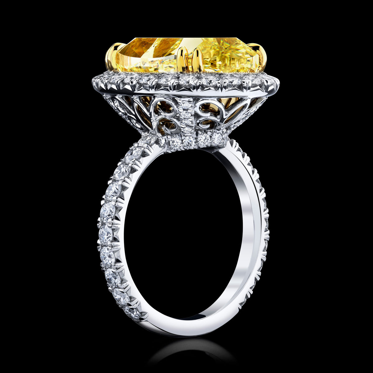 Solar Embrace diamond ring, secondary thumbnail