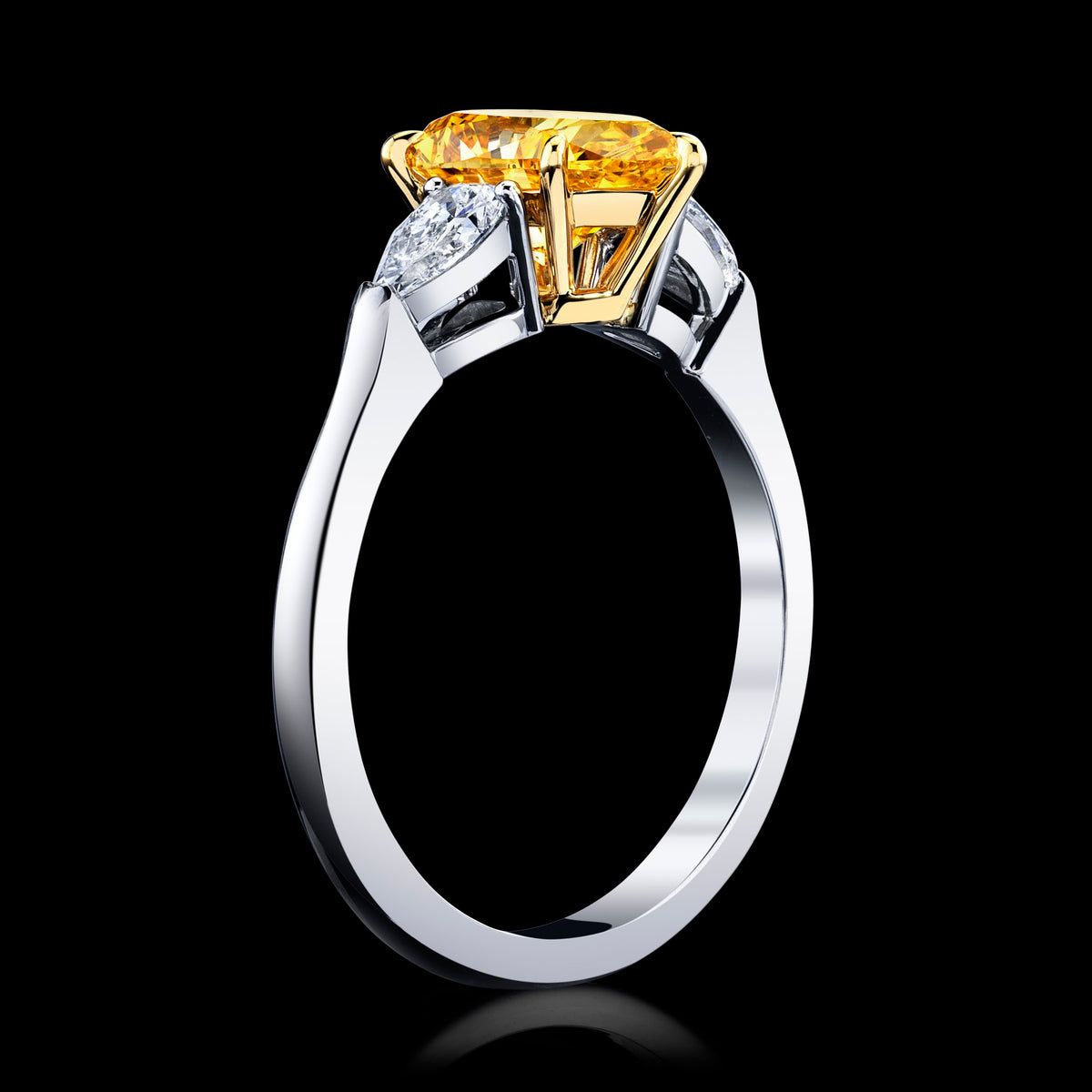 Amber Flame diamond ring, secondary thumbnail