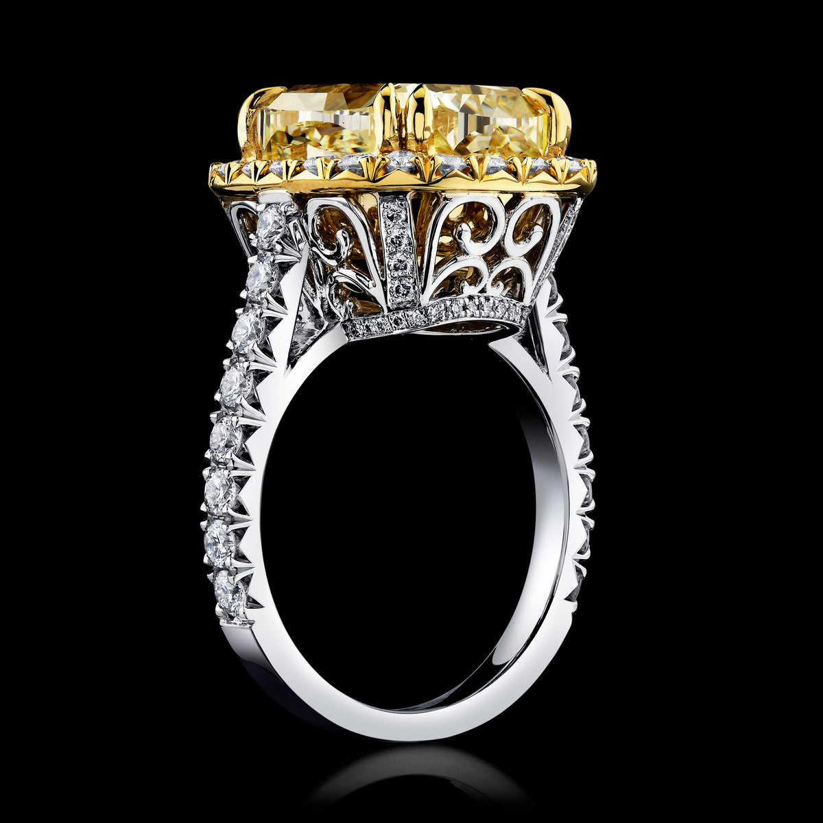 Sunlit Crown diamond ring, secondary thumbnail