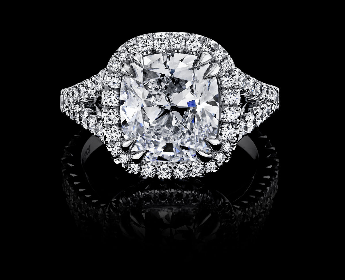 Crystal Vow diamond ring, view 1