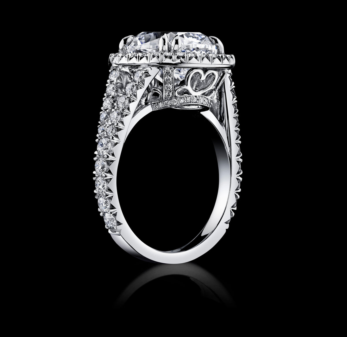 Crystal Vow diamond ring, view 2