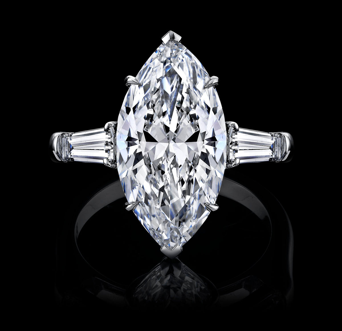 Pole Star diamond ring, view 1