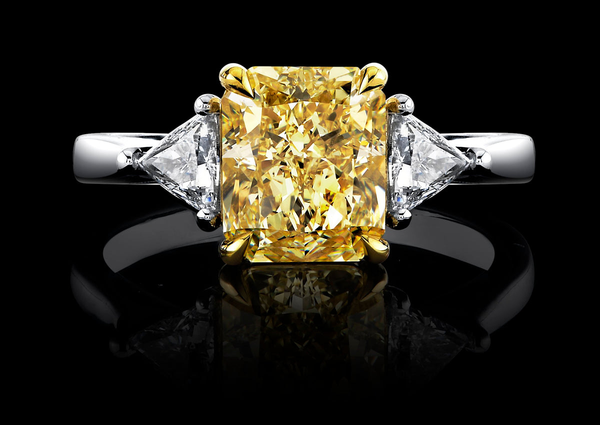 Honey Prism diamond ring, view 1