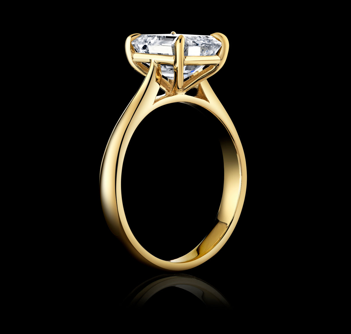 Dawn Lantern diamond ring, view 2