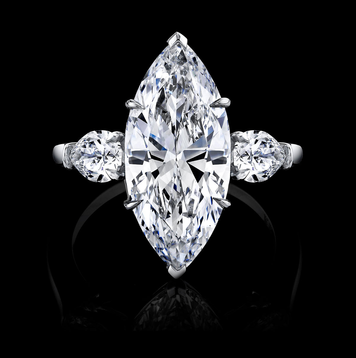 Northward Light diamond ring, view 1