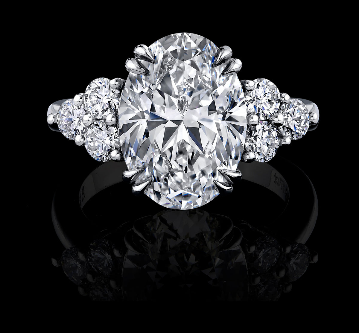 Moonlit Chorus diamond ring, view 1