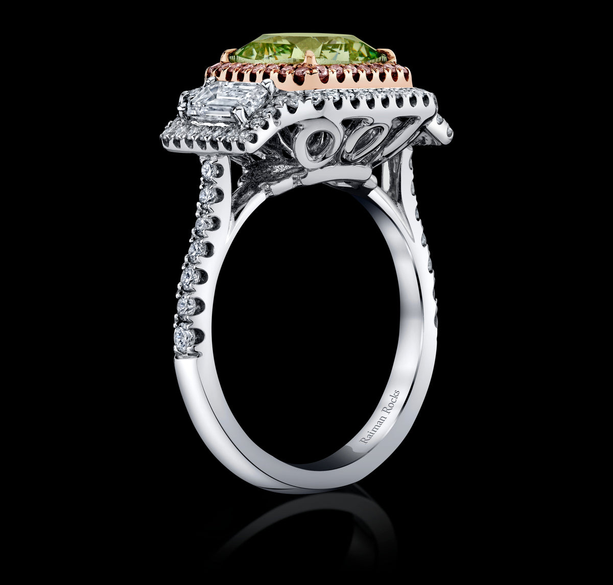 Garden Pavilion diamond ring, view 3