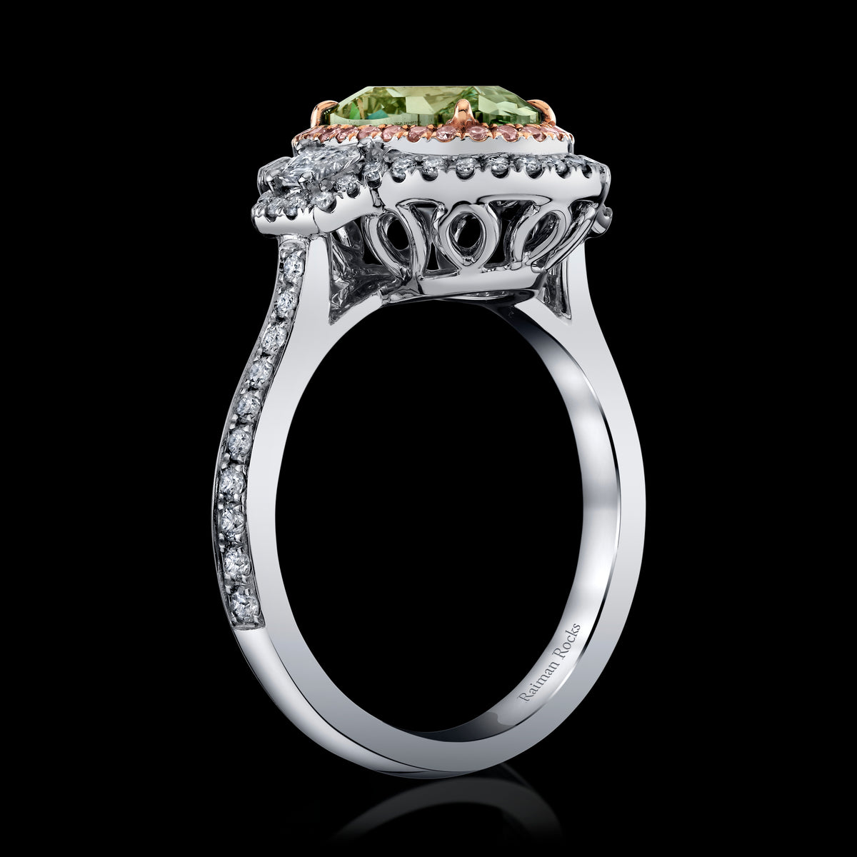 Silver Meadow diamond ring, secondary thumbnail