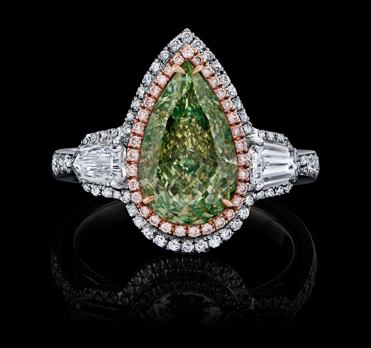 Solar Crest diamond ring, view 1