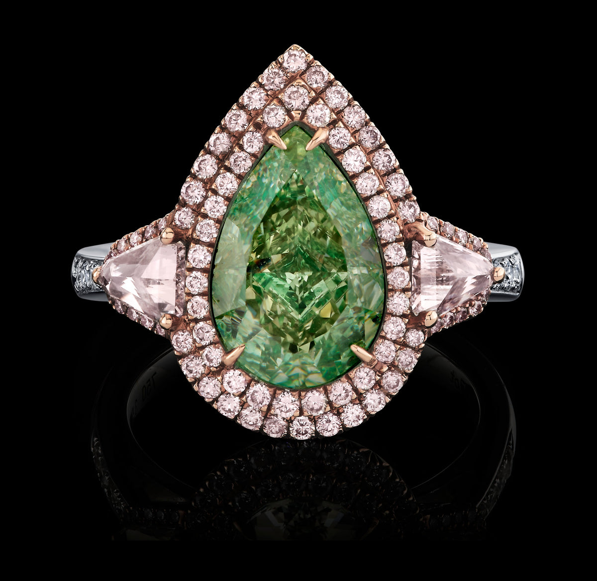 Rose Compass diamond ring, view 1