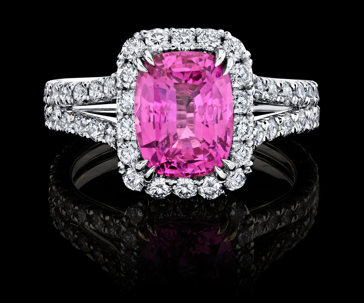 Magenta Falcon ring, view 1