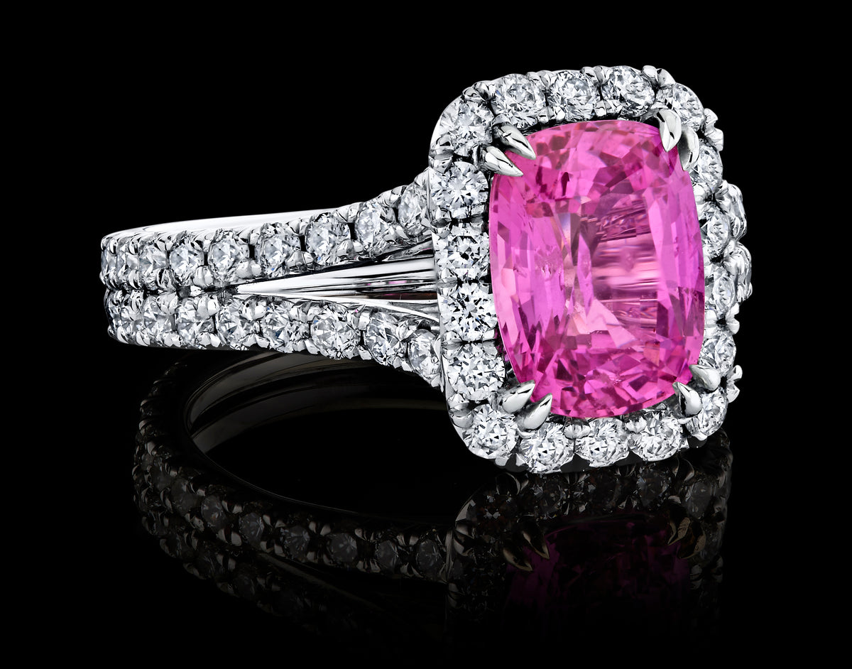 Magenta Falcon ring, view 2
