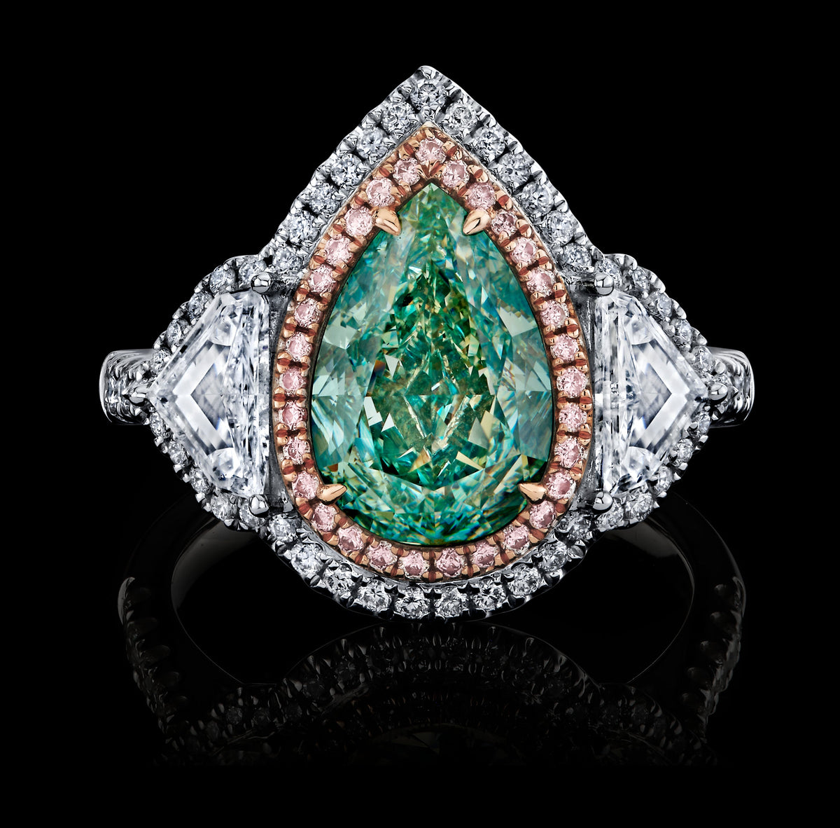 Willow Crest diamond ring, view 1