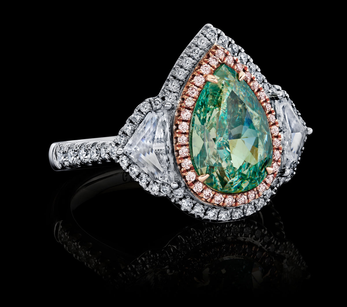 Willow Crest diamond ring, view 2