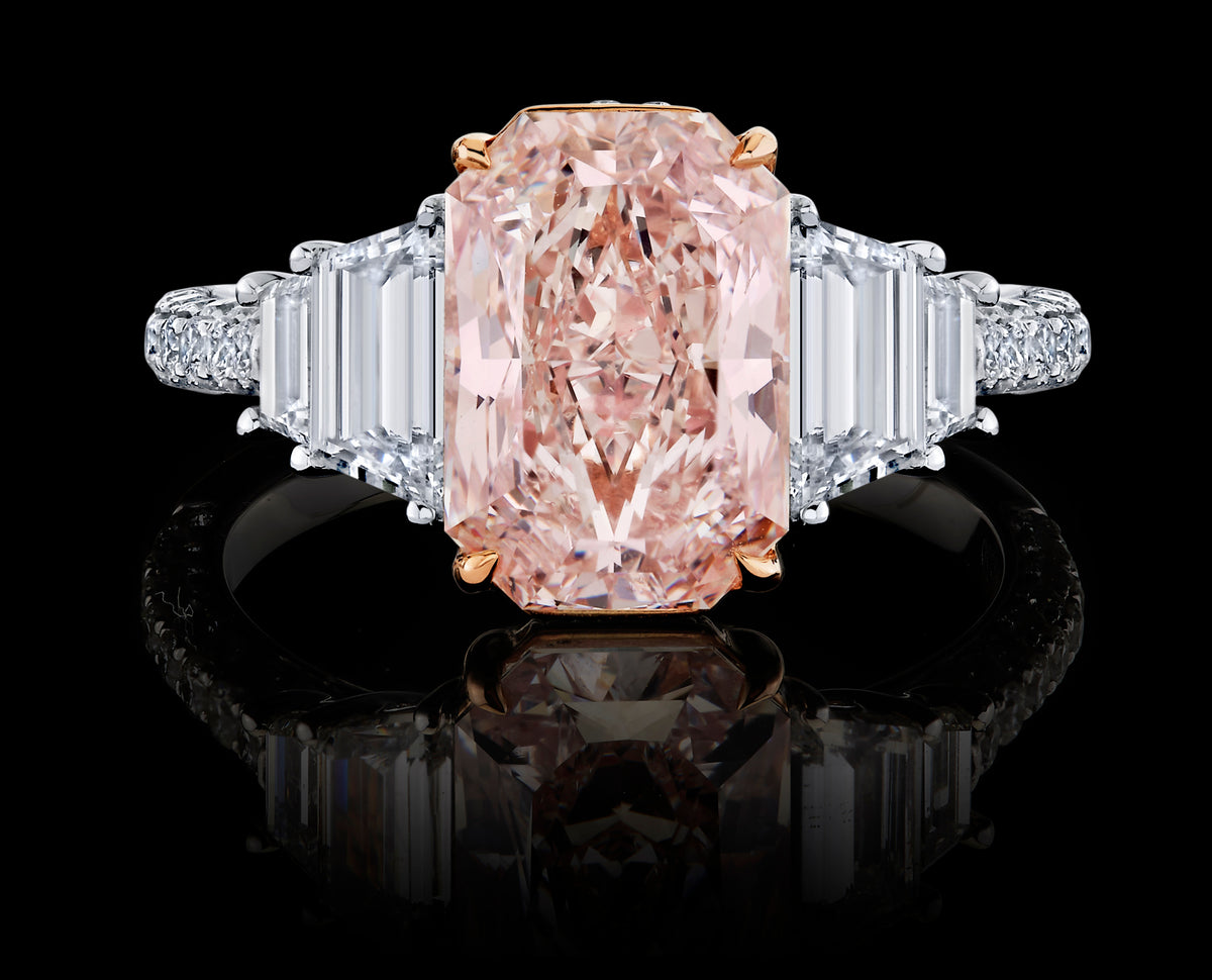 Petal Bastion ring, view 1
