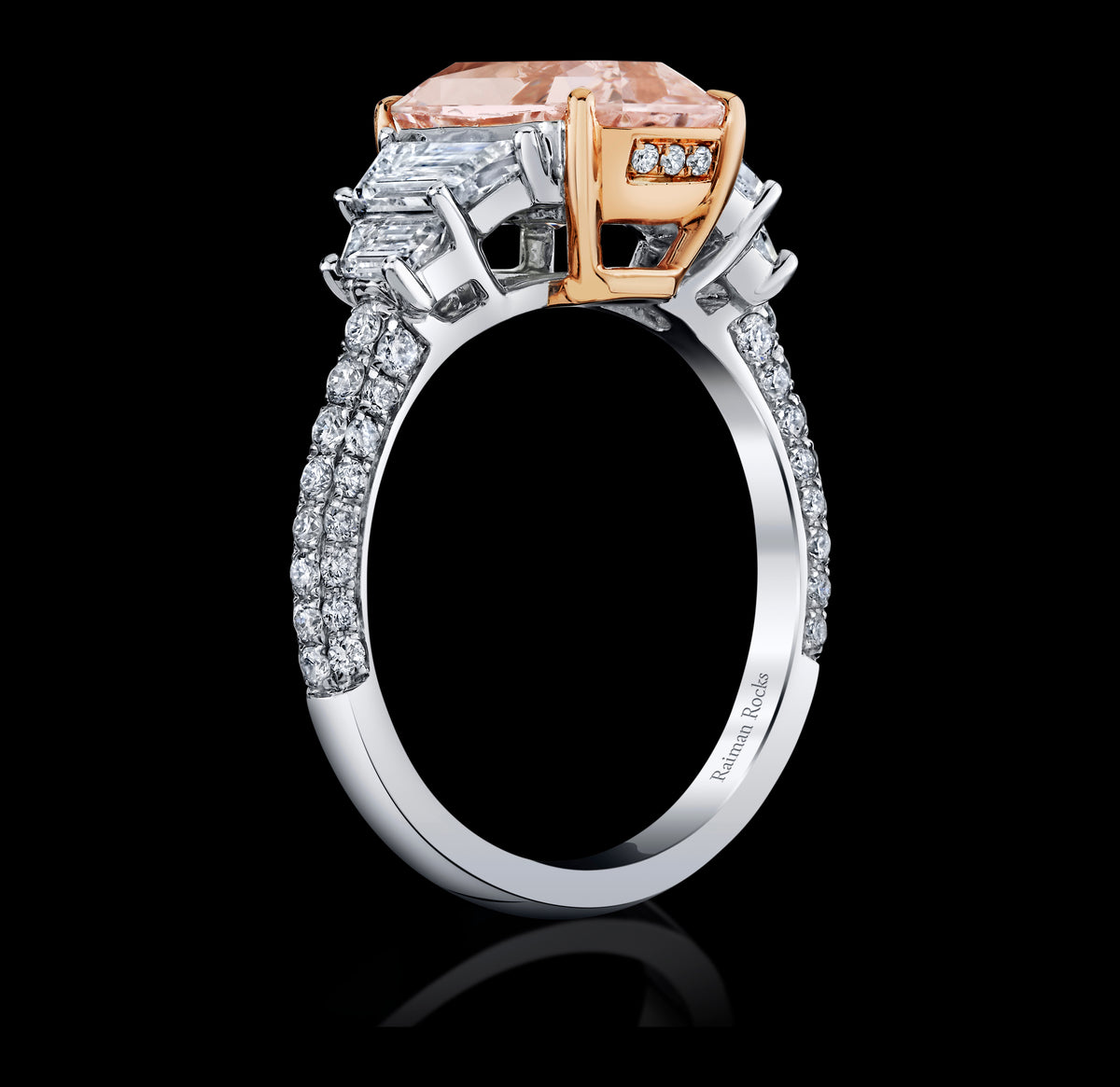 Petal Bastion ring, view 3