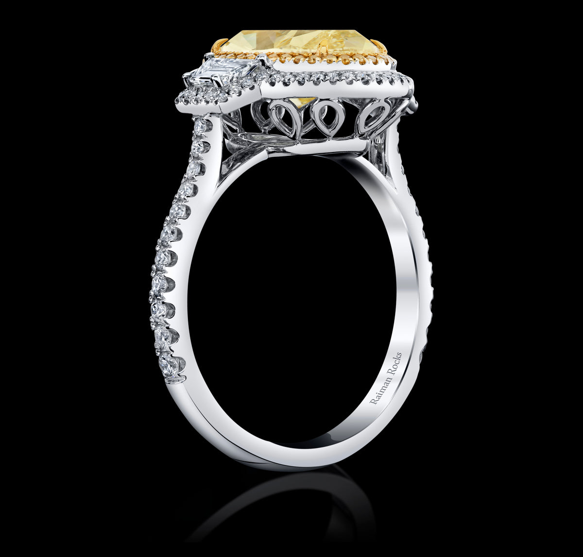 Midas Mirror ring, view 3