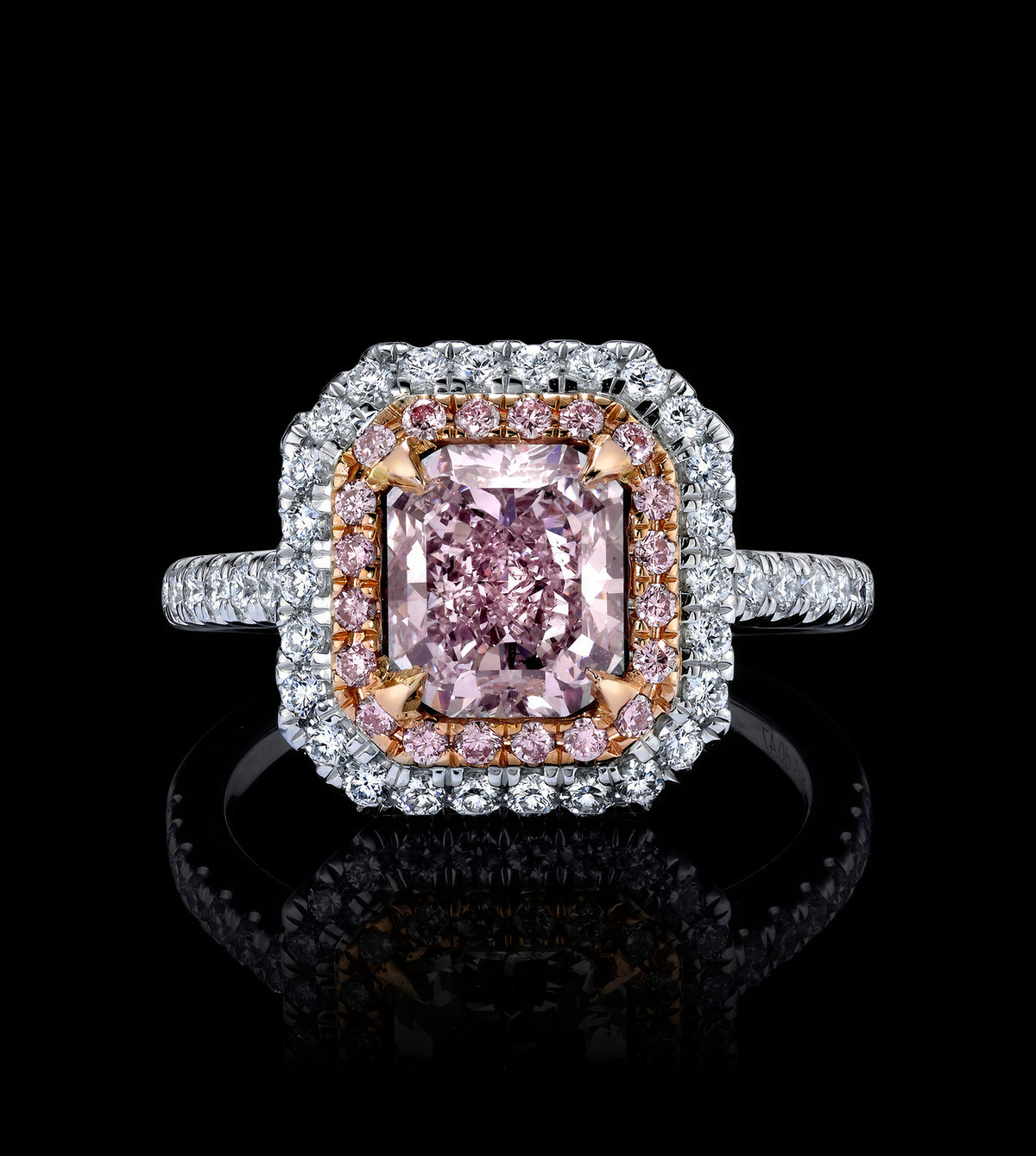 First Blush ring, view 1