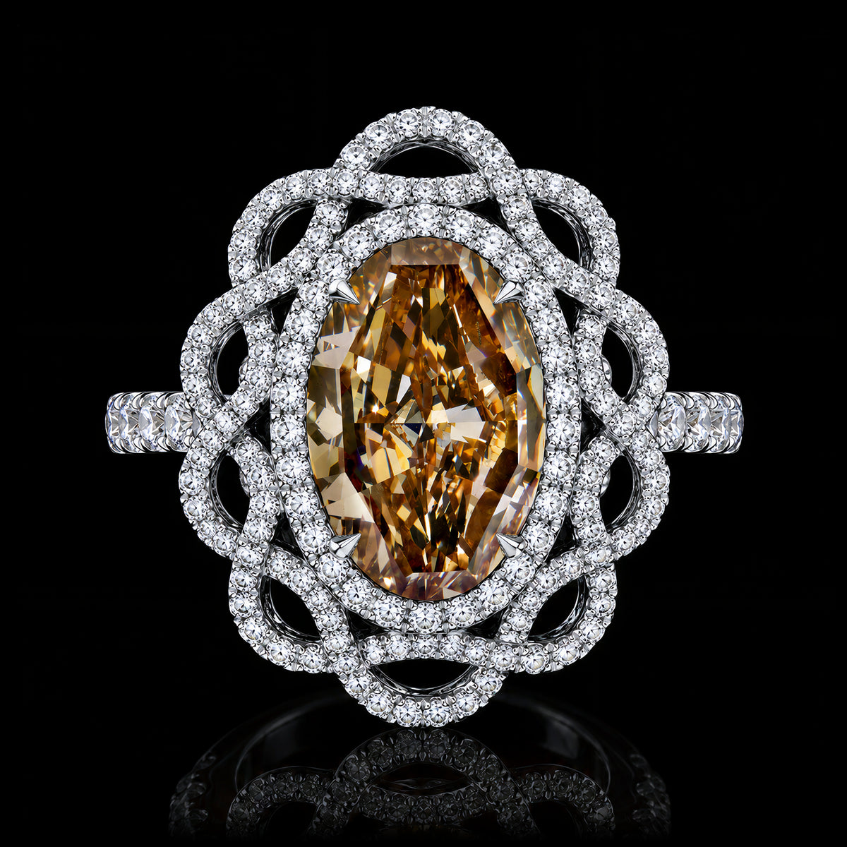 Autumn Lace ring, card image