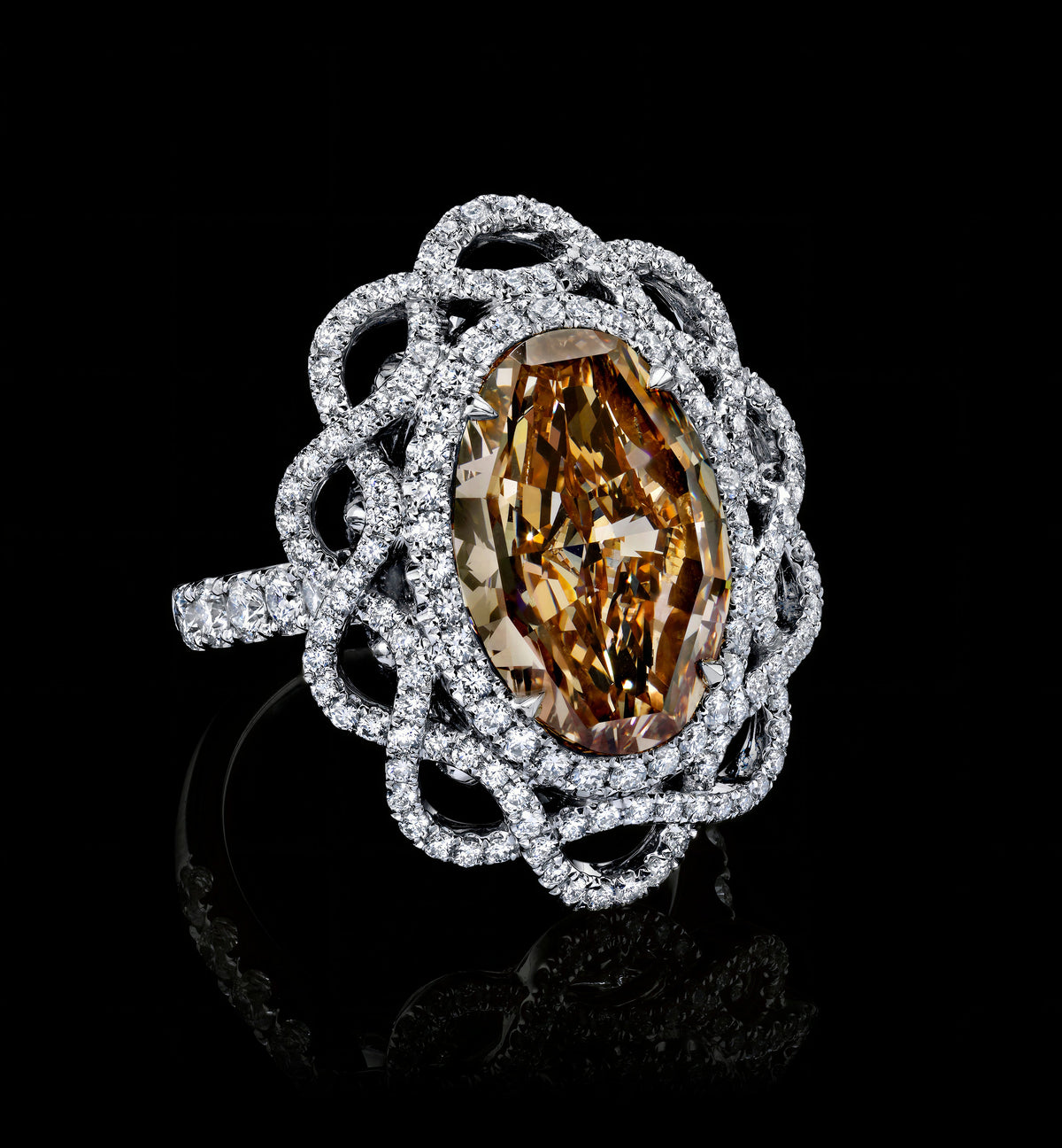 Autumn Lace ring, view 2