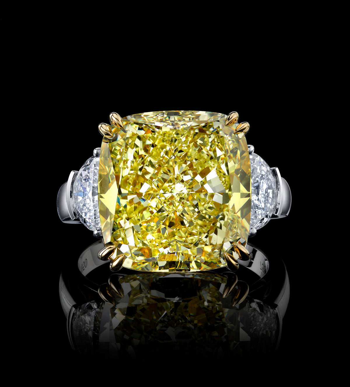 Gilded Hymn ring, view 1