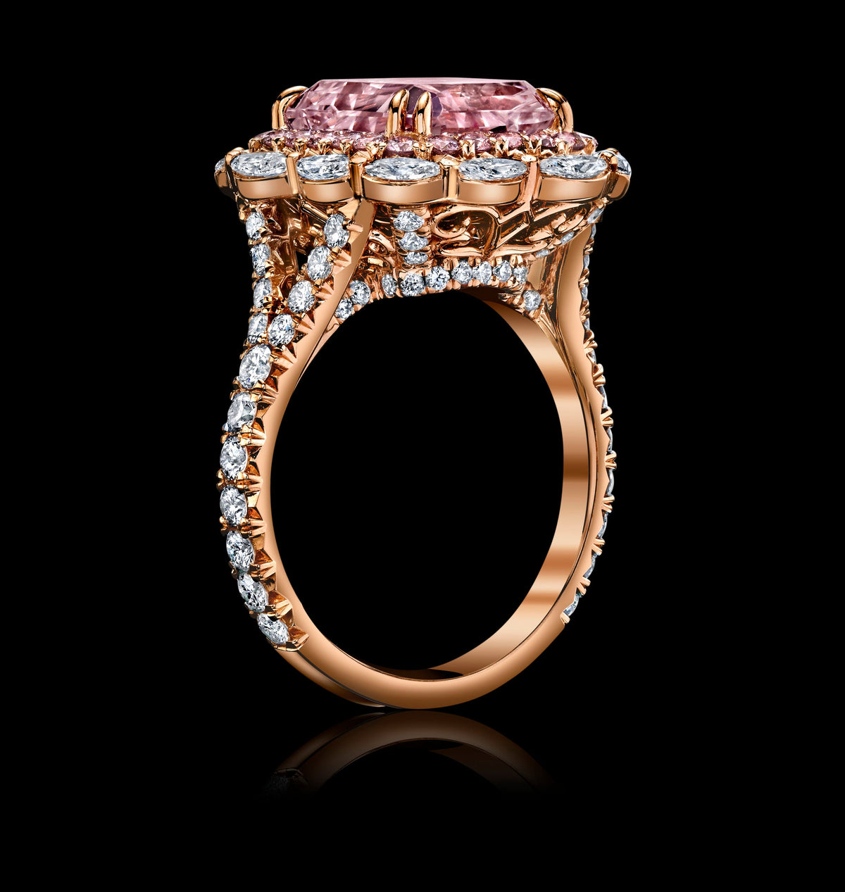 Briar Rose ring, view 2