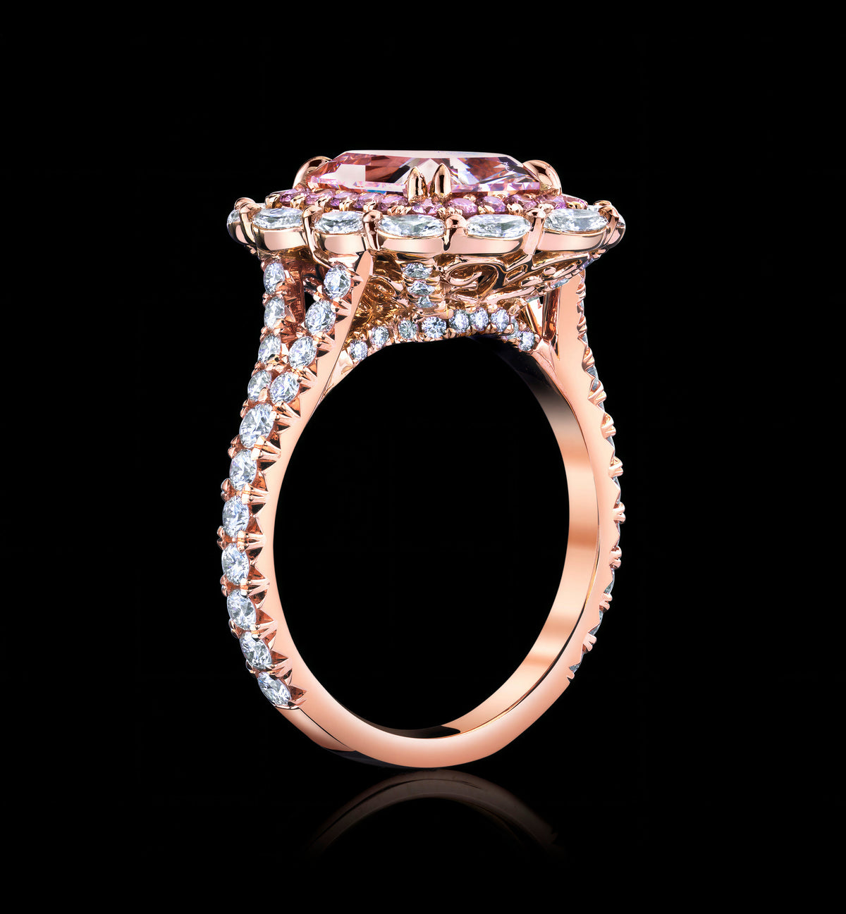 Rose Confection ring, view 2