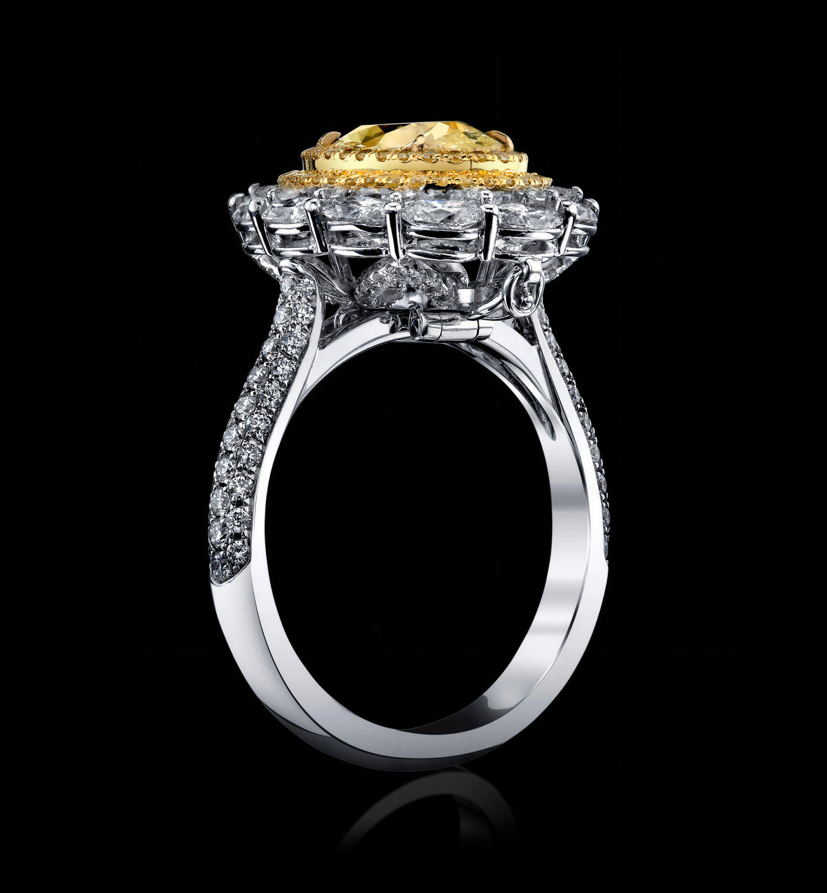 Golden Brocade ring, view 2