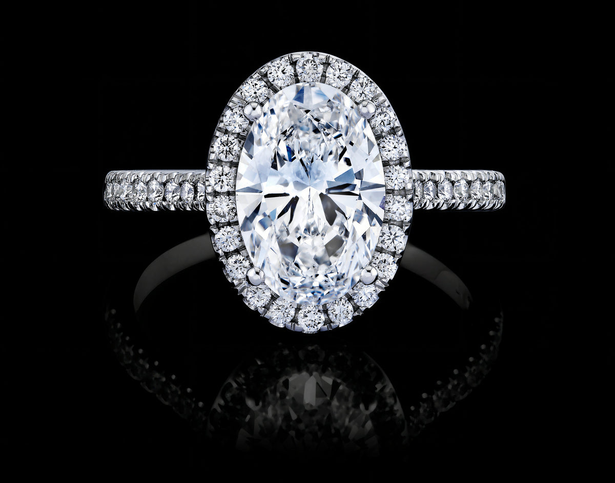 Moon River ring, view 1