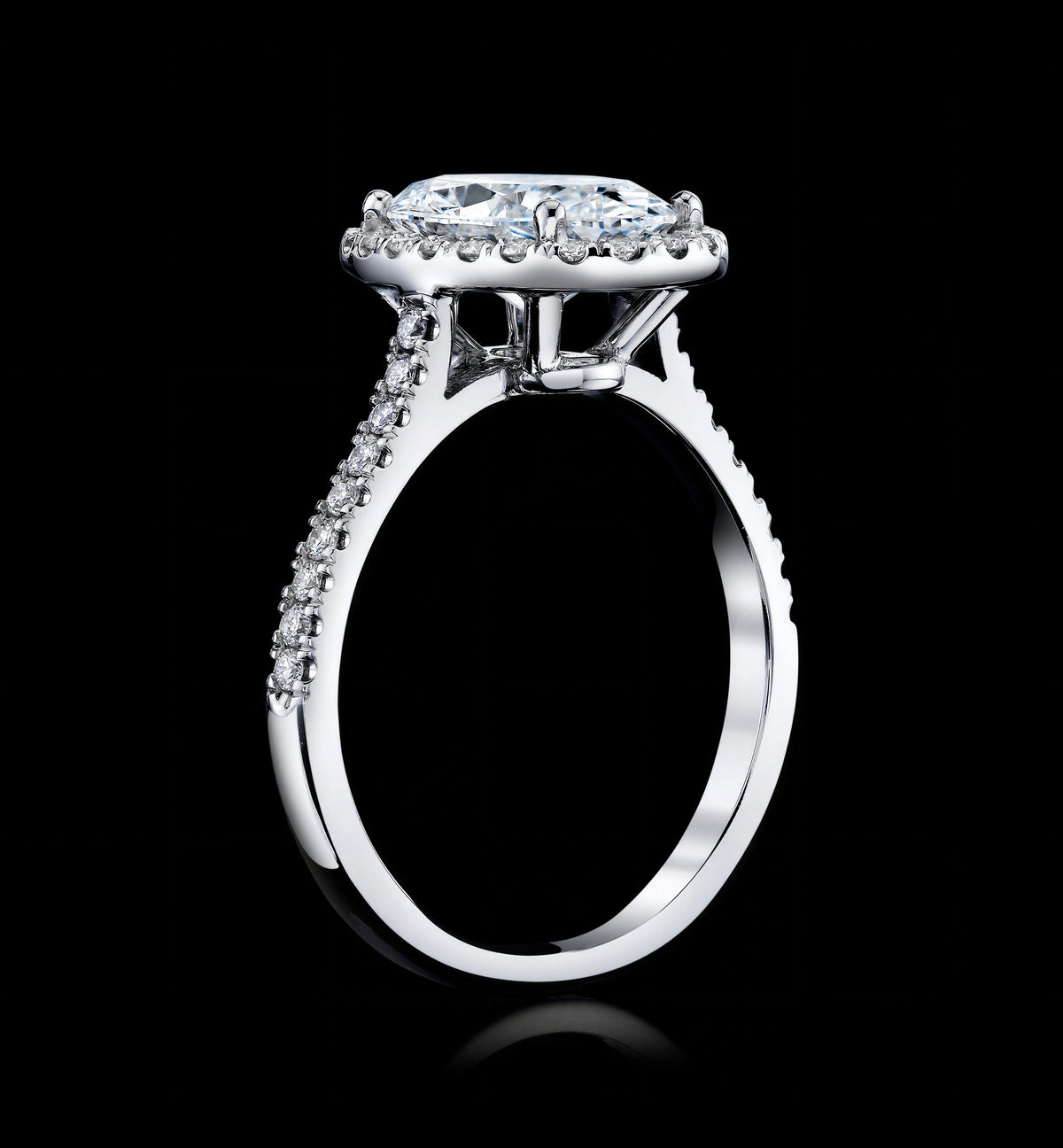 Moon River ring, view 2